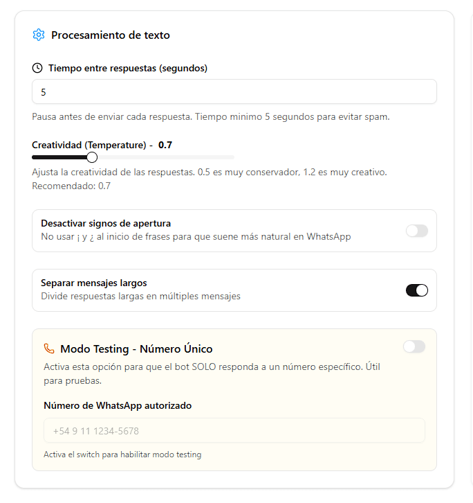 Configuración avanzada de agentes